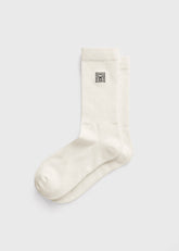 Monogram socks macadamia