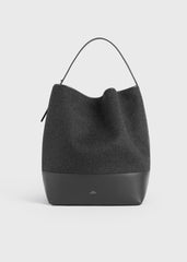 Belted doublé tote grey