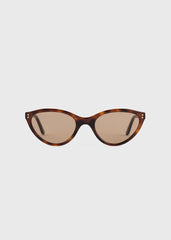 Cateye sunglasses dark havana