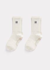 Monogram socks macadamia