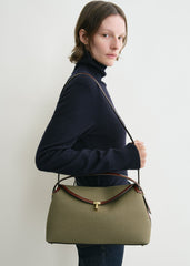 T-lock canvas top handle khaki green