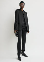 Satin dinner jacket black
