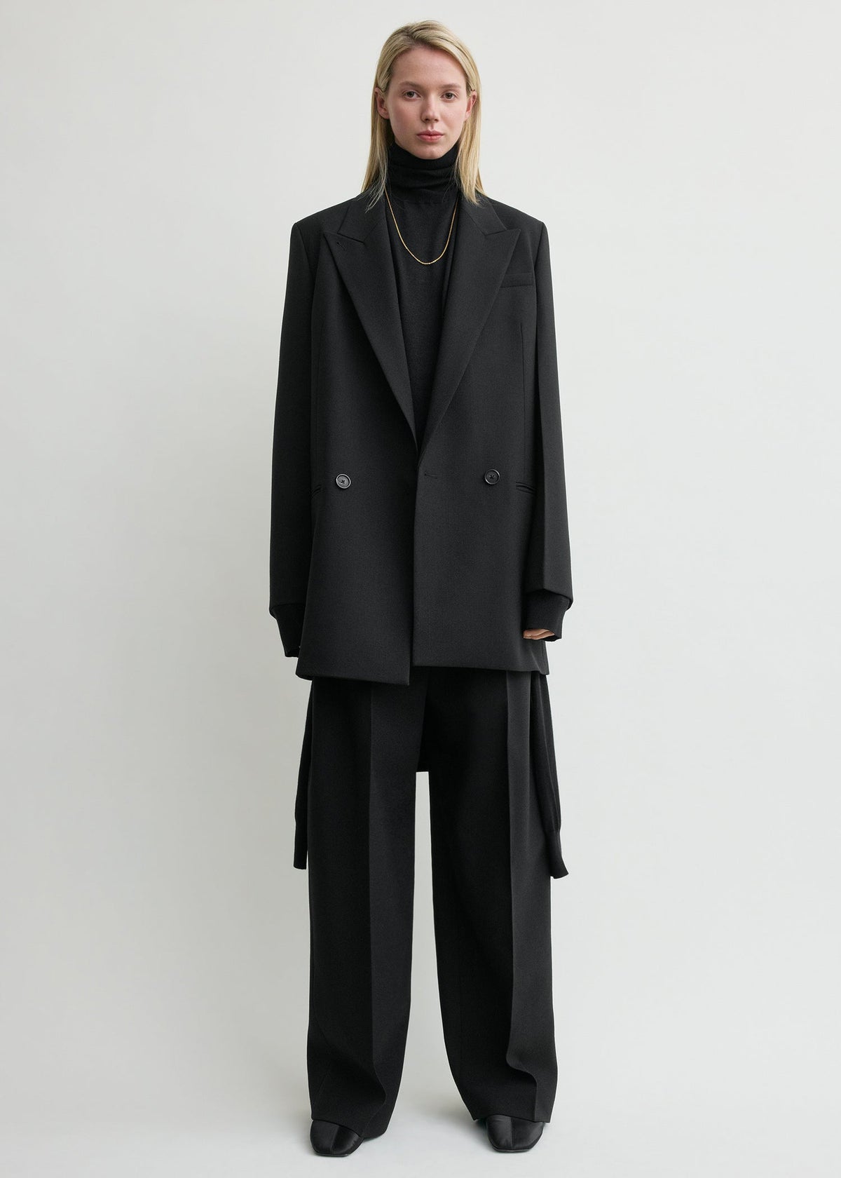 Shield blazer black