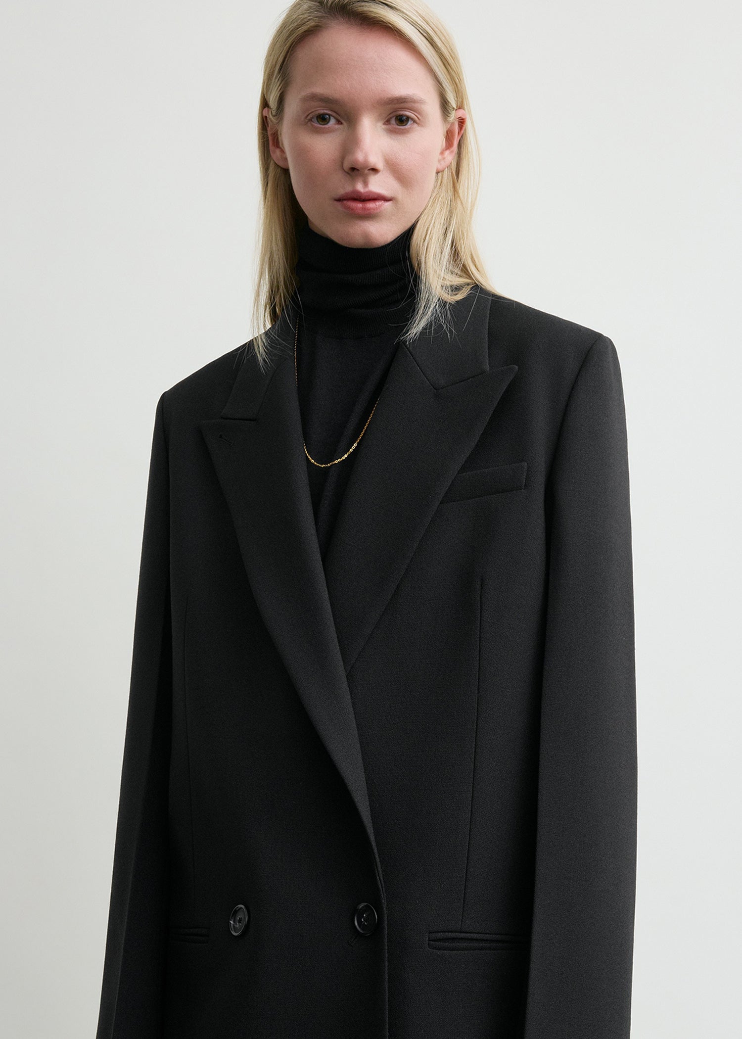 Shield blazer black