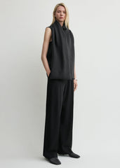 Scarf blouse black