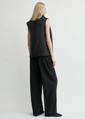 Scarf blouse black