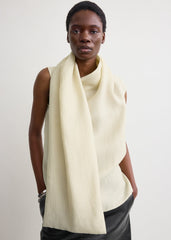 Scarf blouse ecru