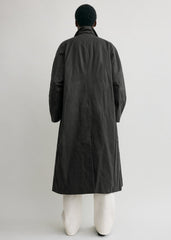 Country coat washed black