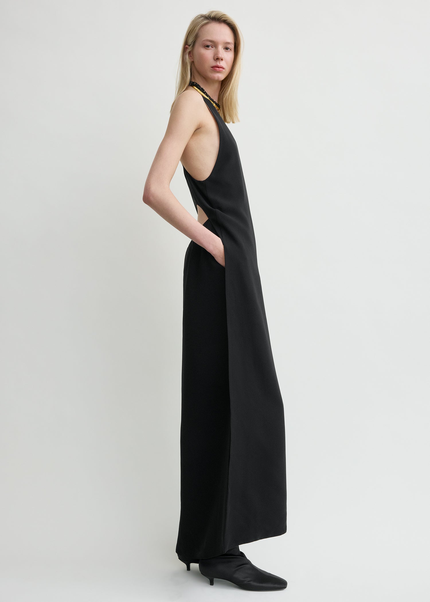 Racerback dress black