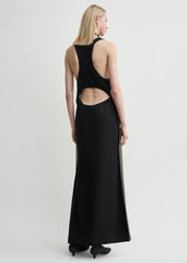 Racerback dress black