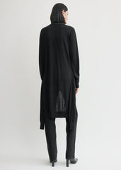 Double-sleeve turtleneck black