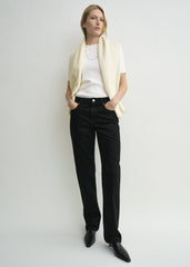 Classic winter scarf off-white
