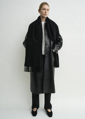 Cashmere scarf black