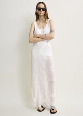 Fil coupé monogram sarong off-white