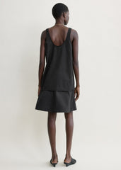 Scoop poplin tank black