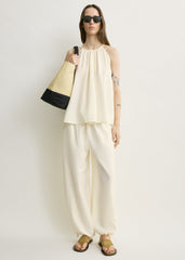 Parachute halter top off-white