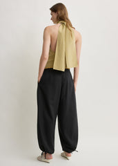 Twist halter top cumin