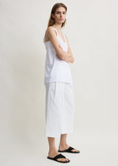 Cropped trousers white petite