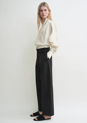 Wrap blouse ecru