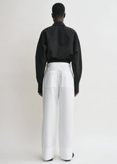 Wrap blouse black