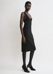 Short tank dress black
