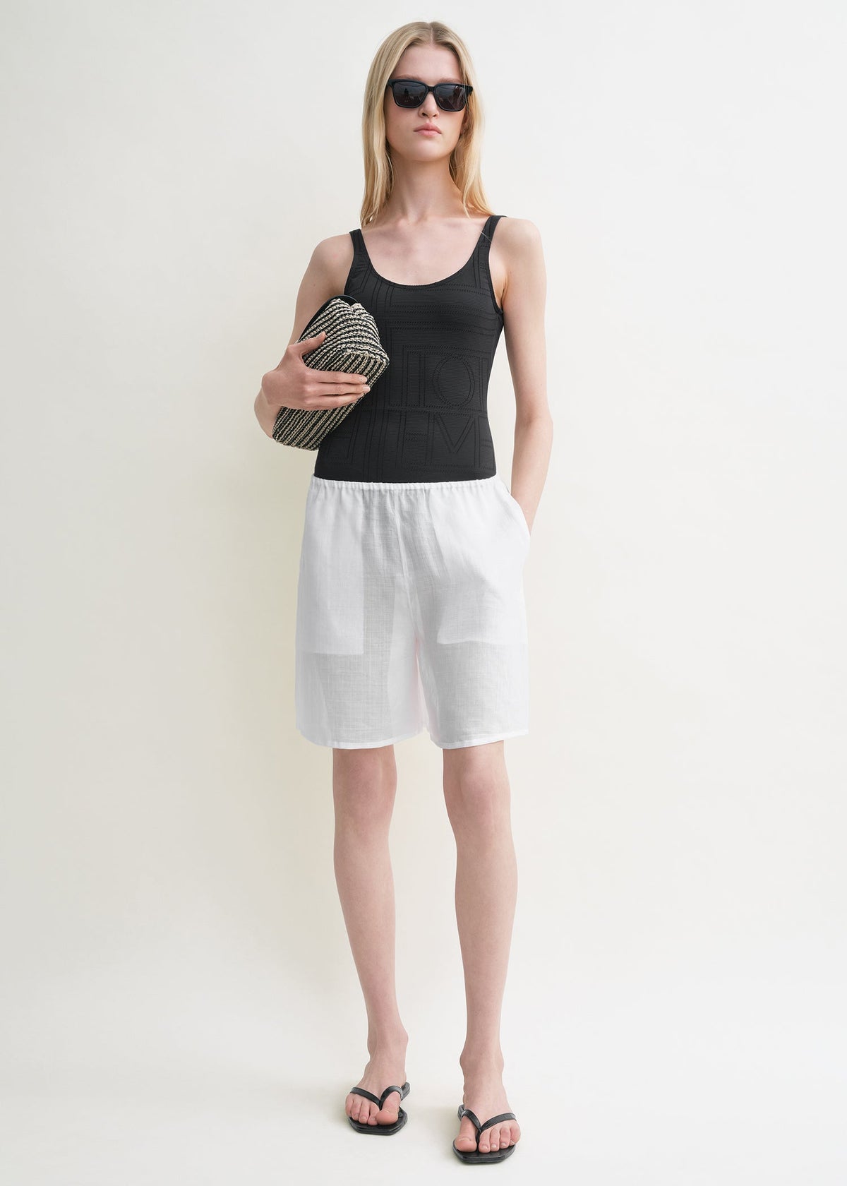 Summer shorts white