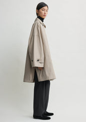 Winter car coat beige petite