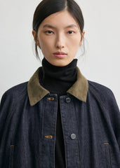 Denim country jacket soft raw
