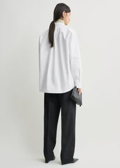 Classic poplin shirt white