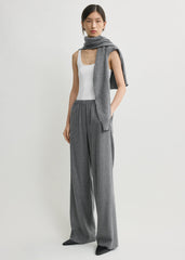 Easy flannel trousers grey petite