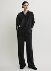 Classic winter shirt black