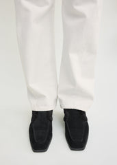 Loafer boots black
