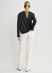 Classic long-sleeve tee black