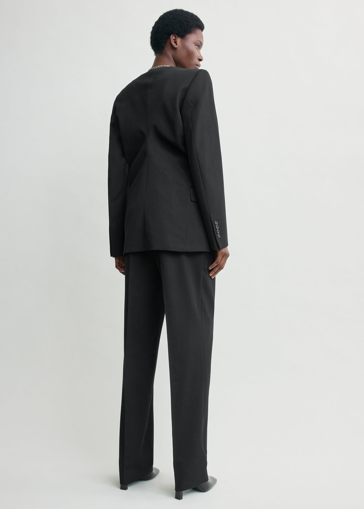 Slouch blazer black