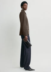Cinched pocket jacket bark