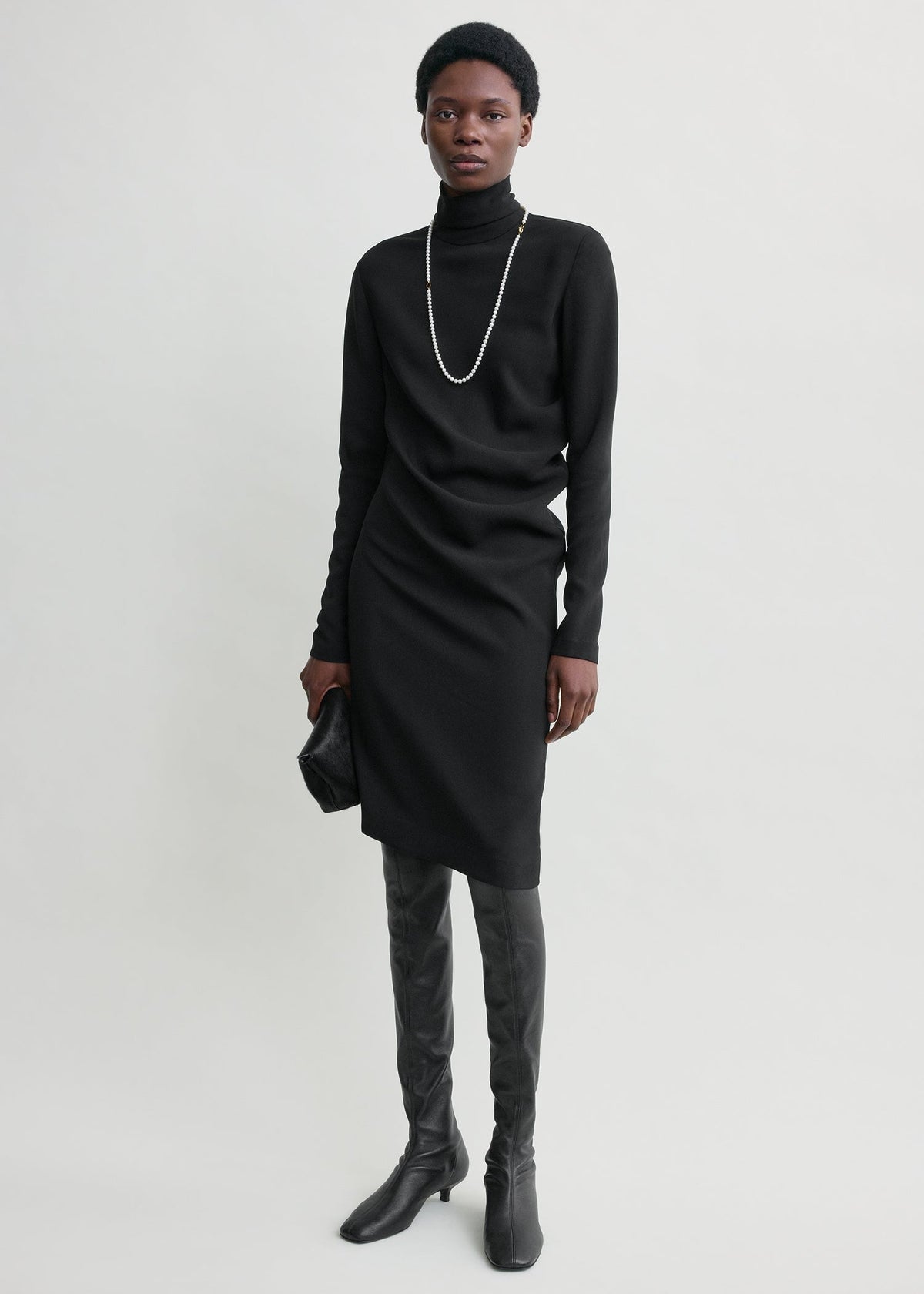 Twist dress black