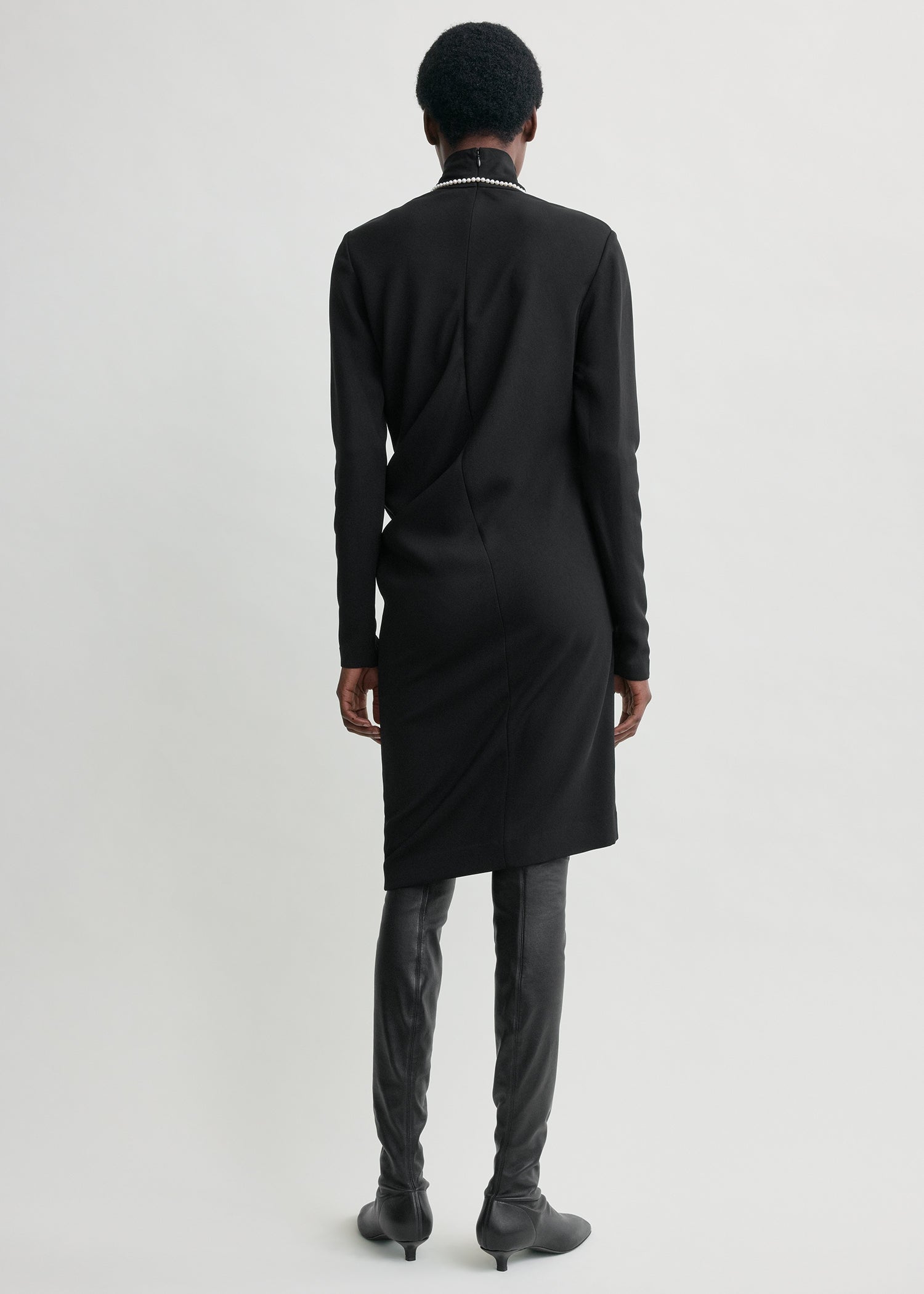 Twist dress black