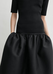 Twinflower tee dress black petite