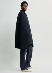 Cape coat navy petite