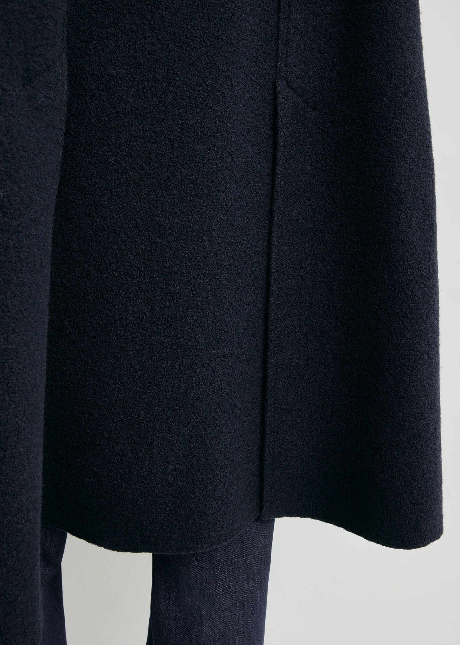 Cape coat navy petite