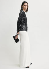Sequin top black
