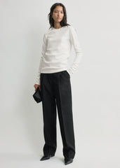 Sequin top white