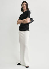 Sequin skirt white