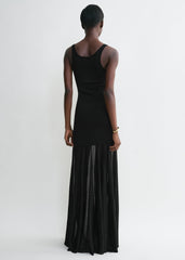 Evening tank dress black