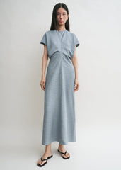 Slouch waist crinkled dress mistral