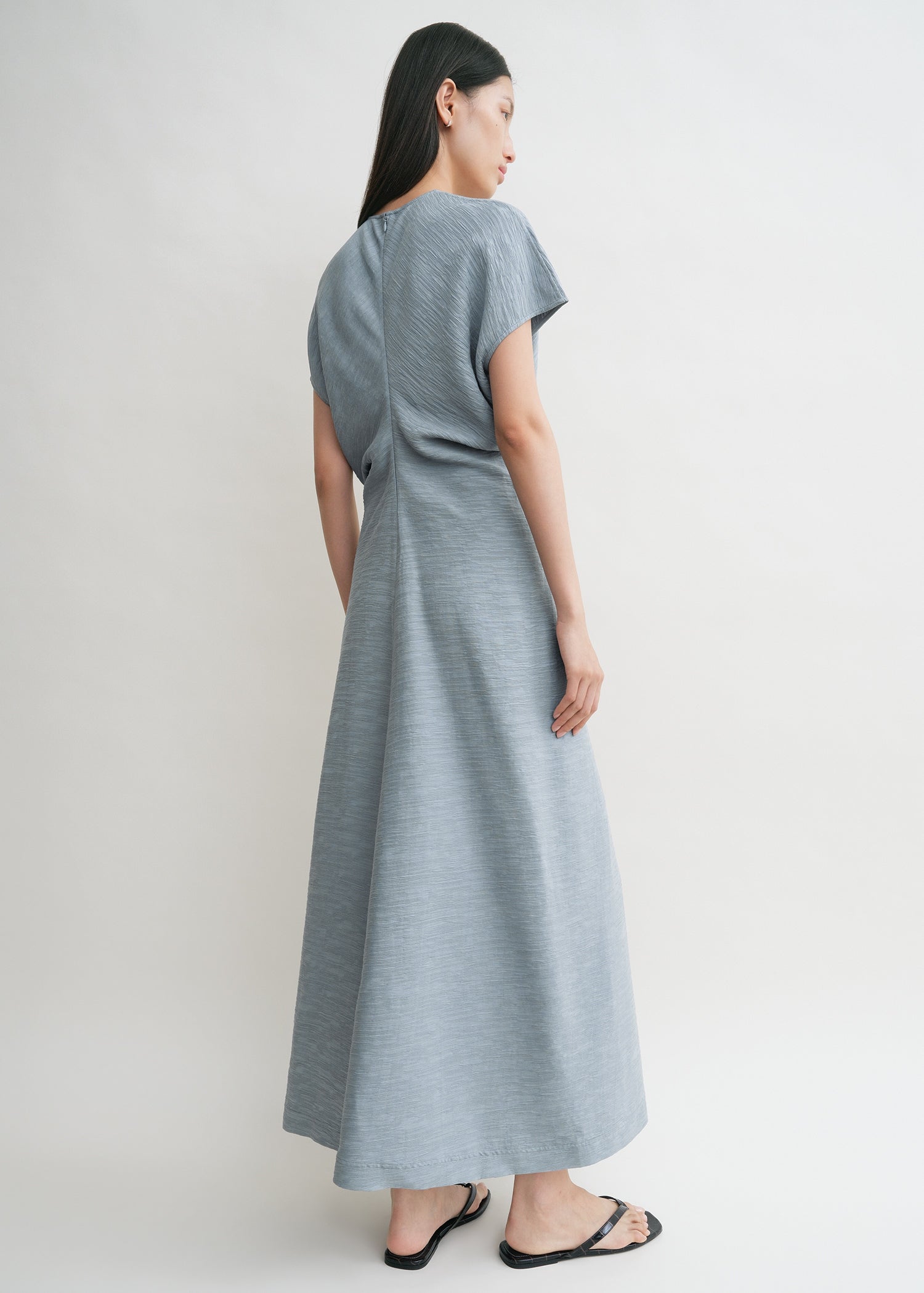 Slouch waist crinkled dress mistral