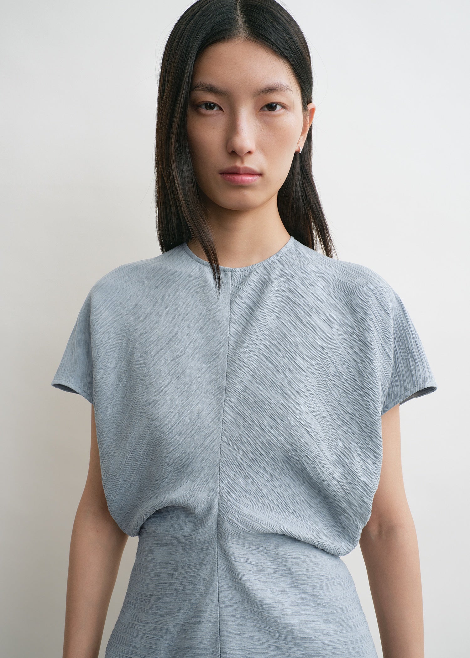 Slouch waist crinkled dress mistral