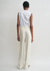 Relaxed sleeveless tee off white