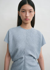 Slouch waist crinkled top mistral