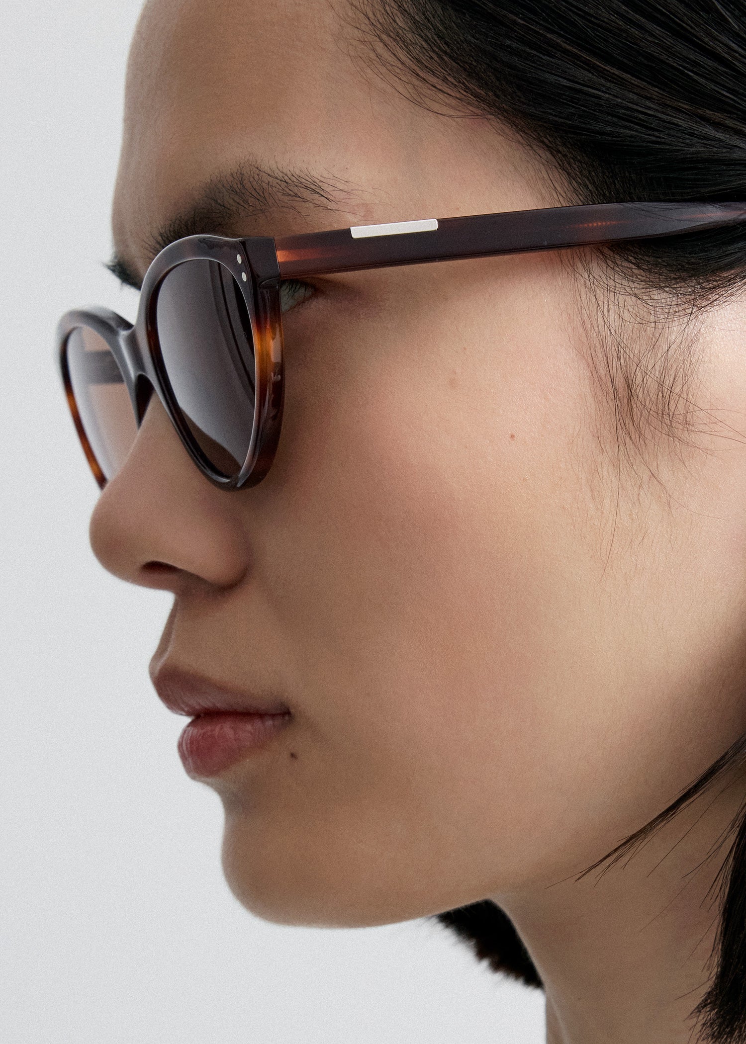 Cateye sunglasses dark havana
